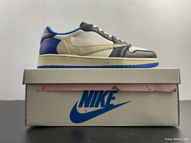 Scott 1 x Travis Fragment Jordan DM7866-140 Low Retro x Air Design 0806
